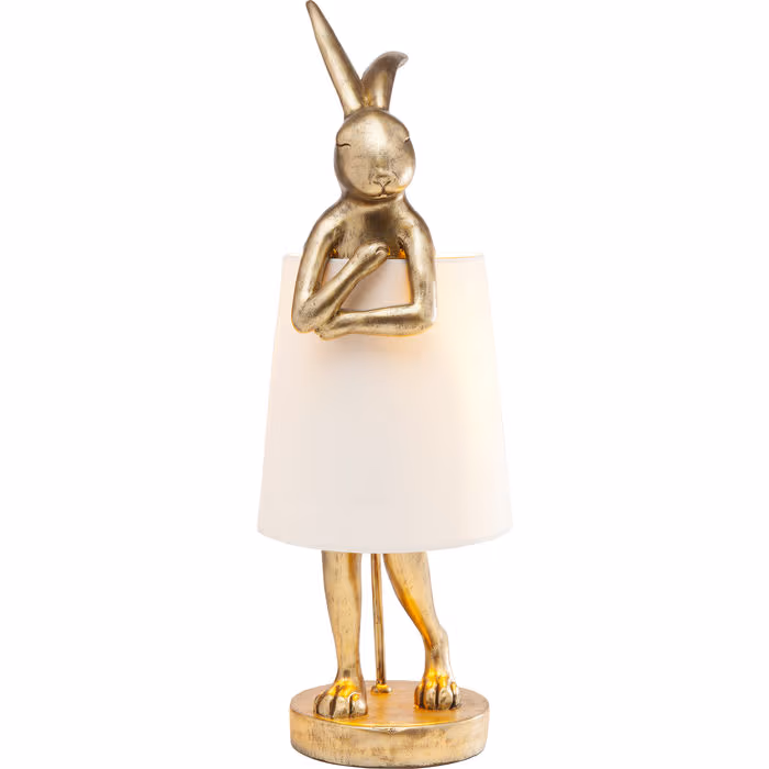 Stona Lampa – Animal Rabbit Gold
