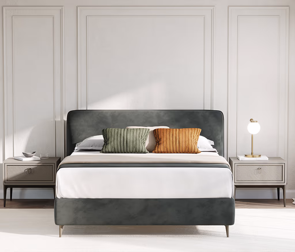 Hera Bed Base with Headboard for Teens