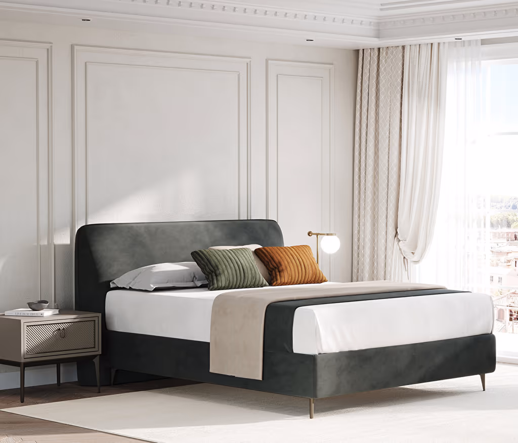 Hera Bed Base with Headboard for Teens