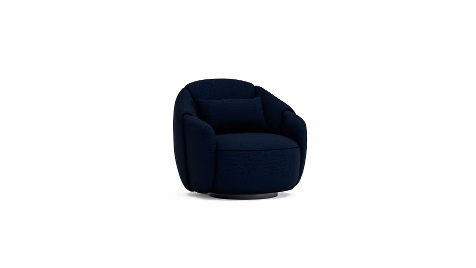 Navy Blue Chenille Texture
