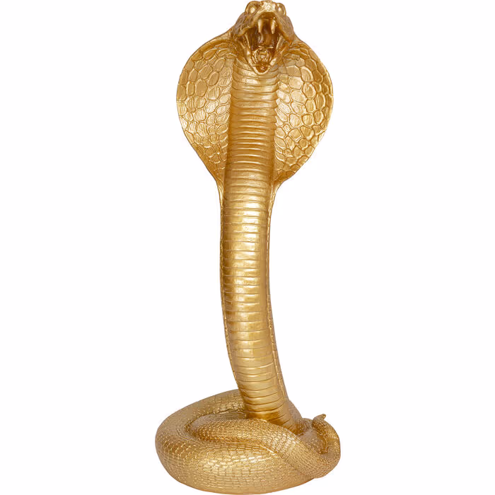 Deco object Snake gold
