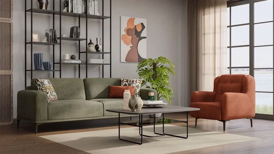 Calista Sofa Set
