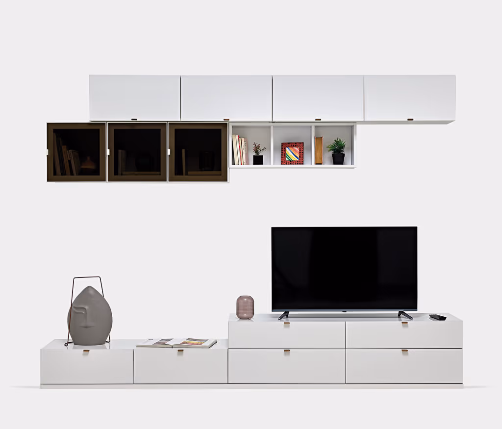 Legato White TV Unit Combination 2