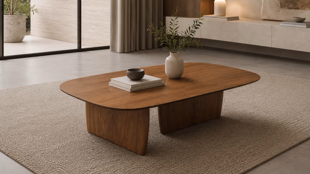 Klub sto Delta walnut
