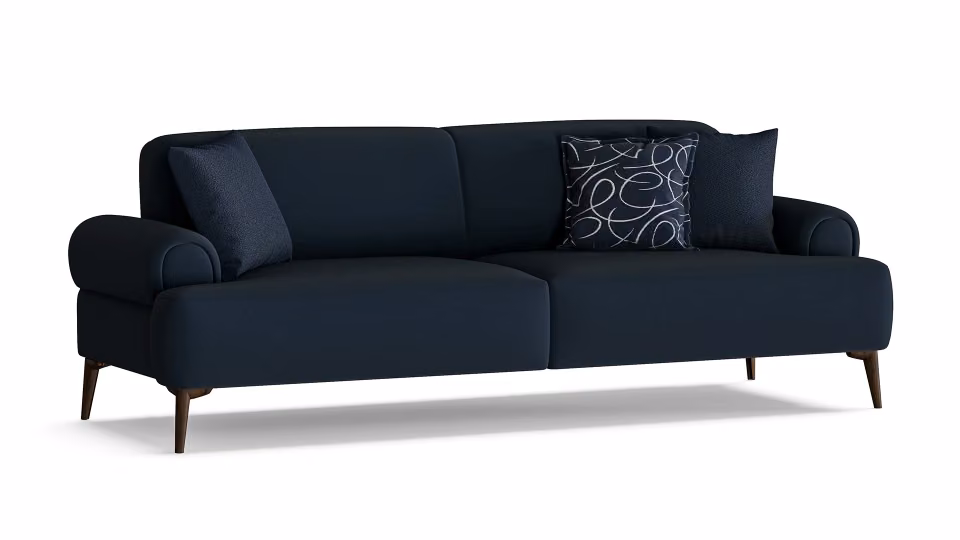 Navy Blue Knitted Fabric