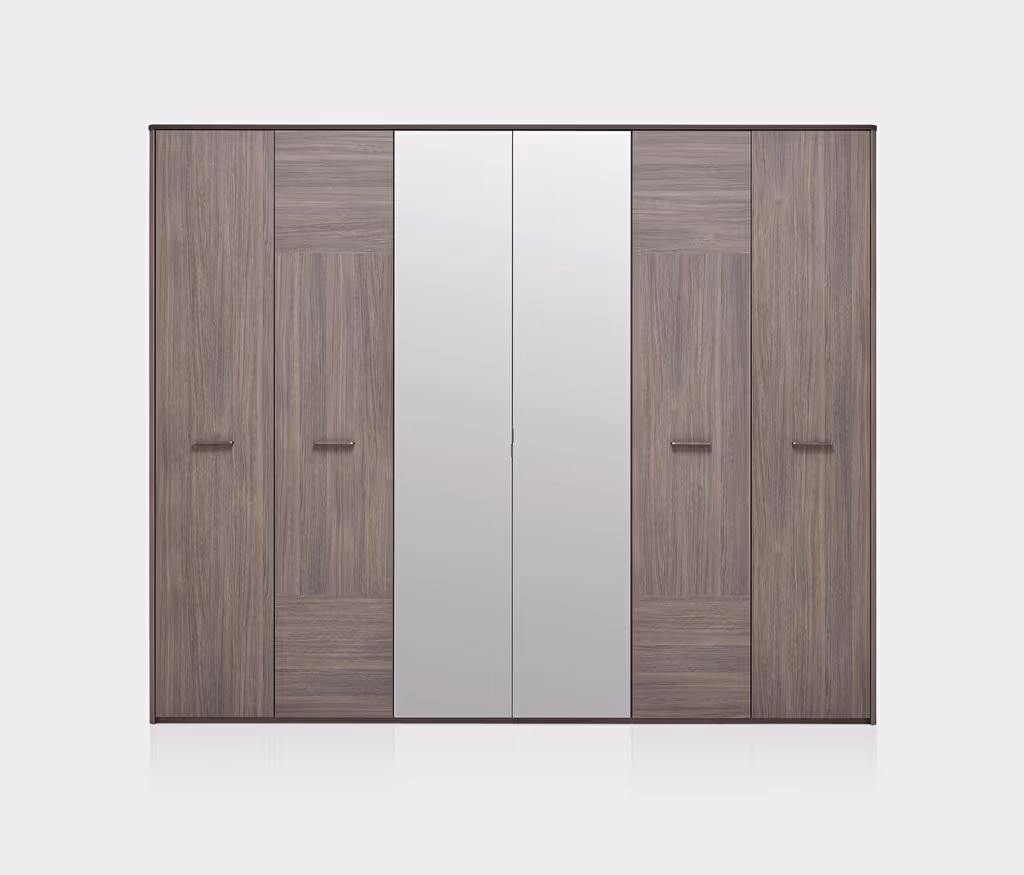 Varena Oak-Taupe Wardrobe