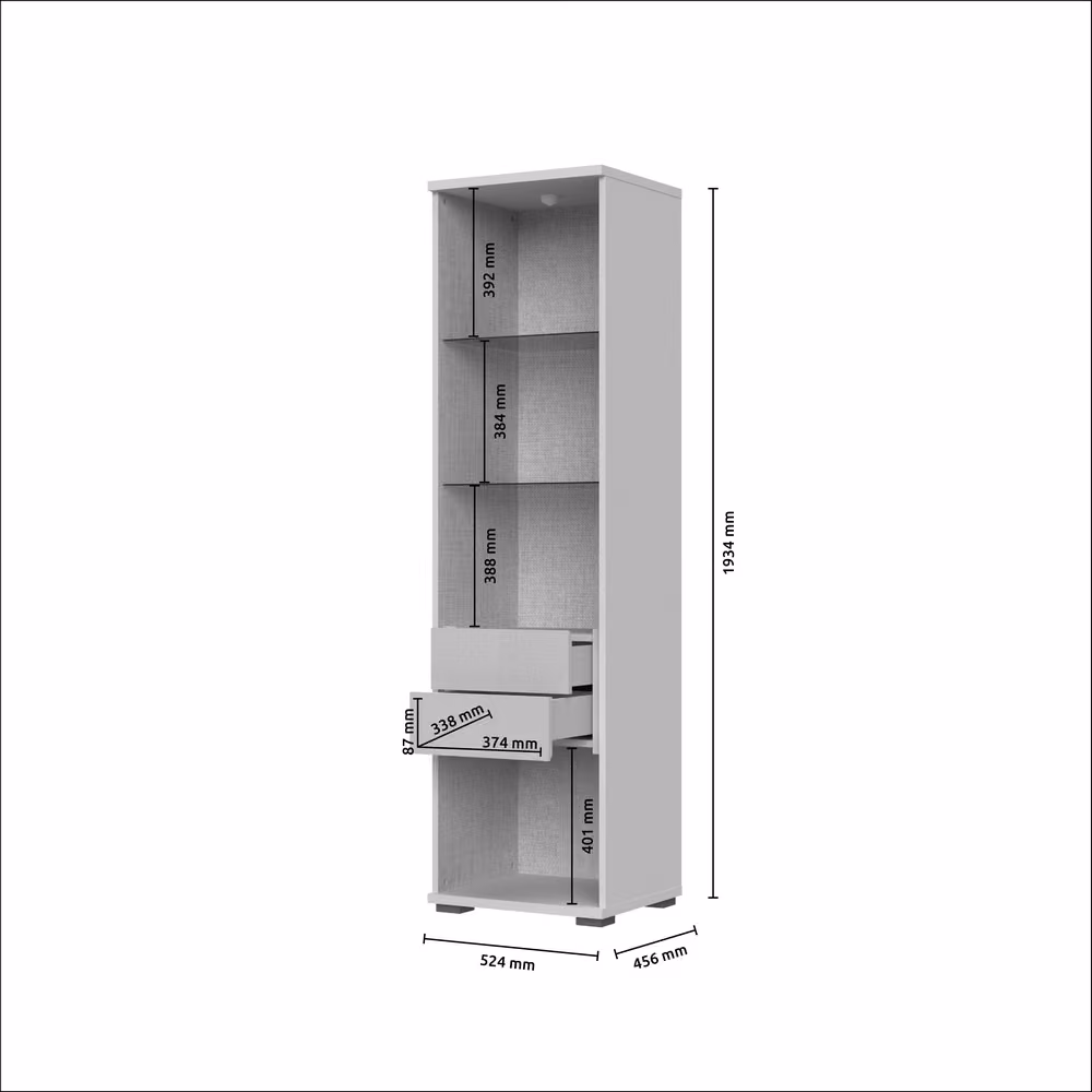 VITRINA V52-1AL/OP