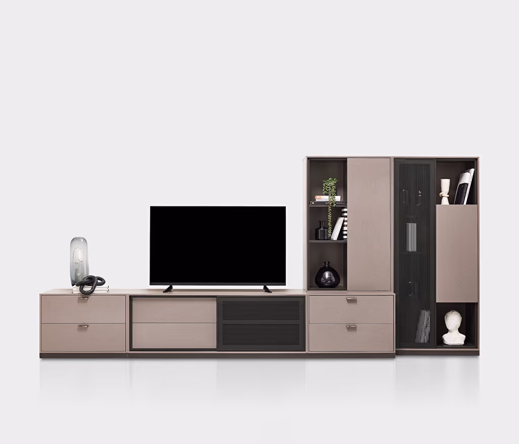 Berta Taupe TV Unit Combination 2