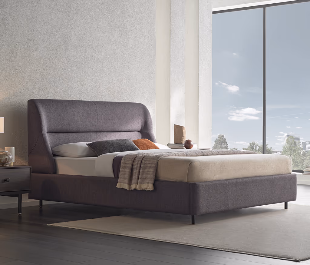 Parma Bed Base with Headboard for Teens