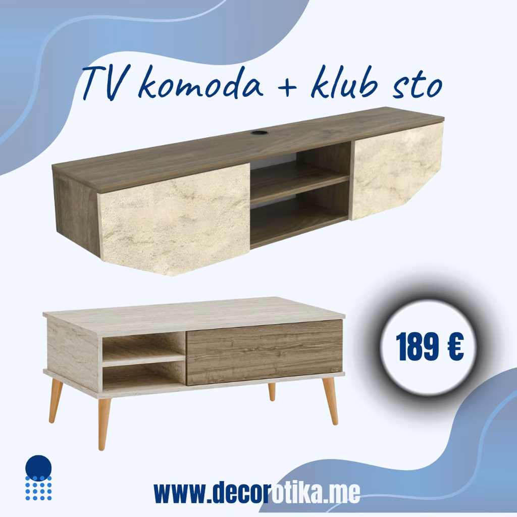 TV komoda Hera i klub sto Como