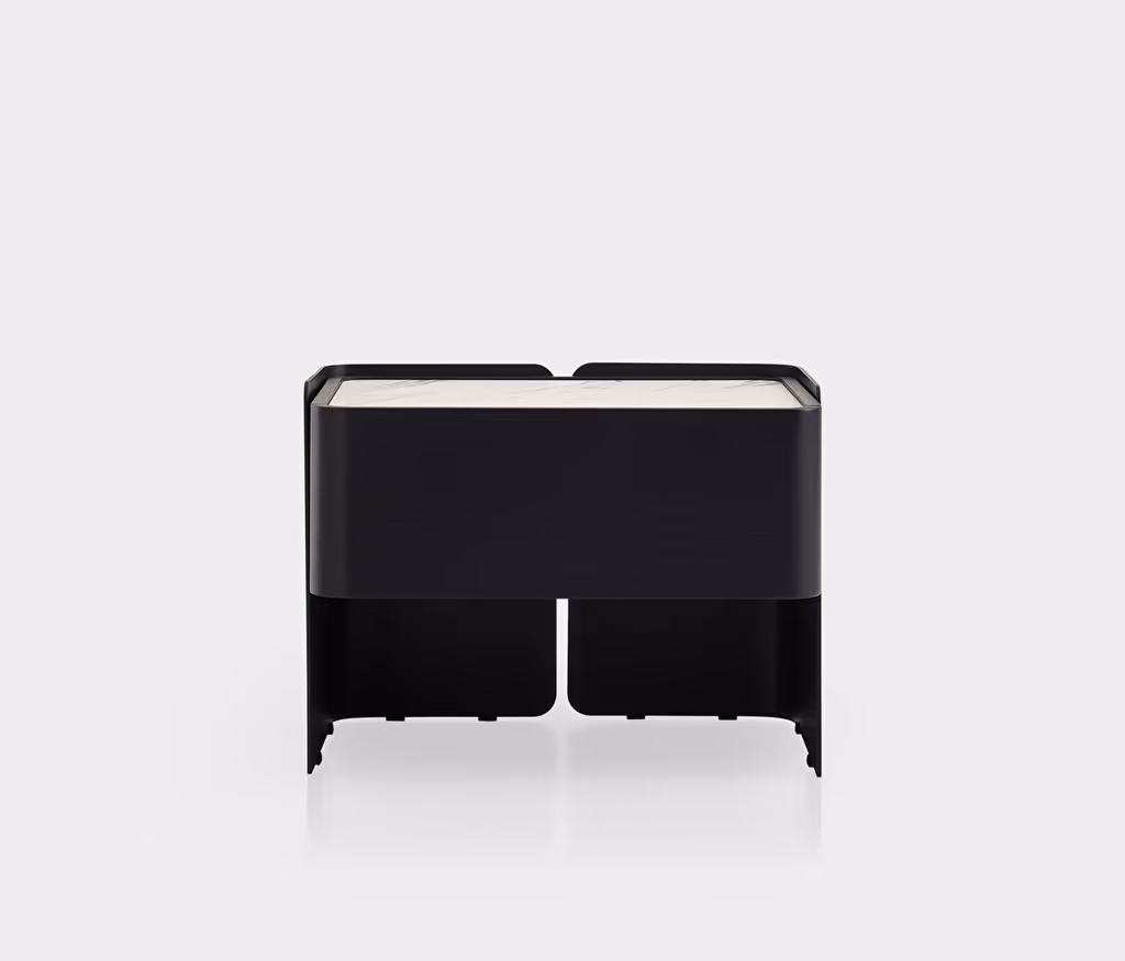 Asmara Black Nightstand