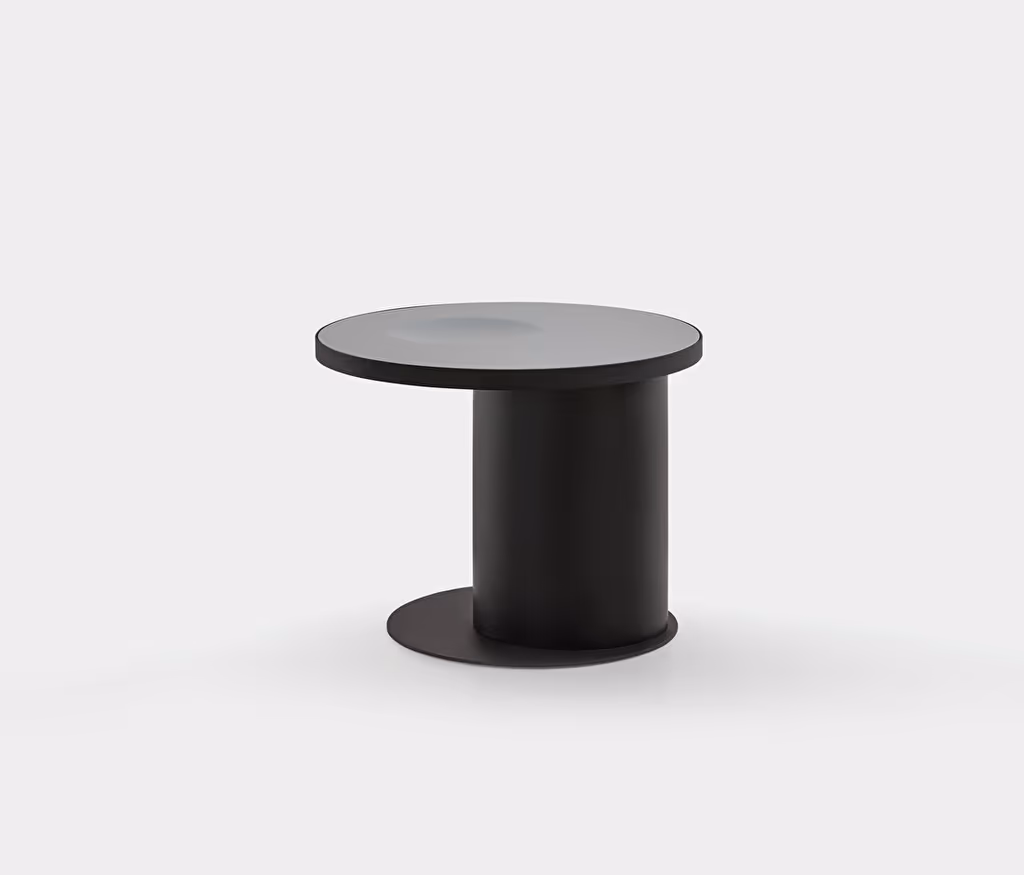 Block Gray Side Table