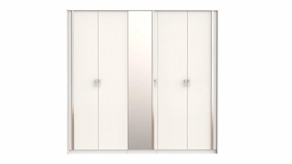 Lunessa 5 Door Wardrobe