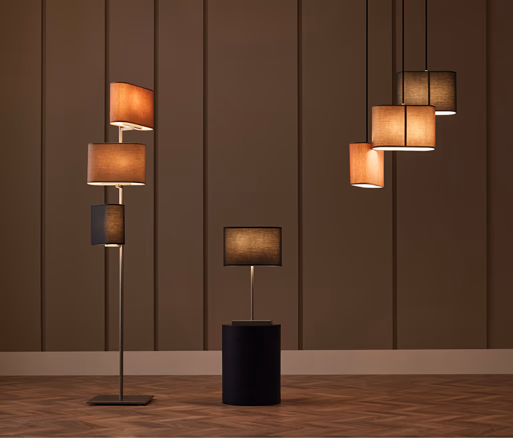 Linen Chandelier & Pendant