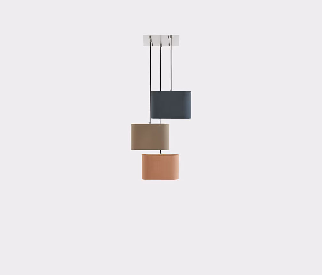 Linen Triple Pendant Lamp