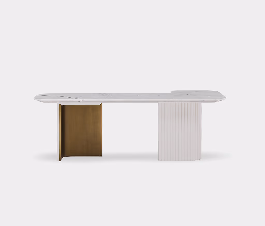 Dallas White Coffee Table