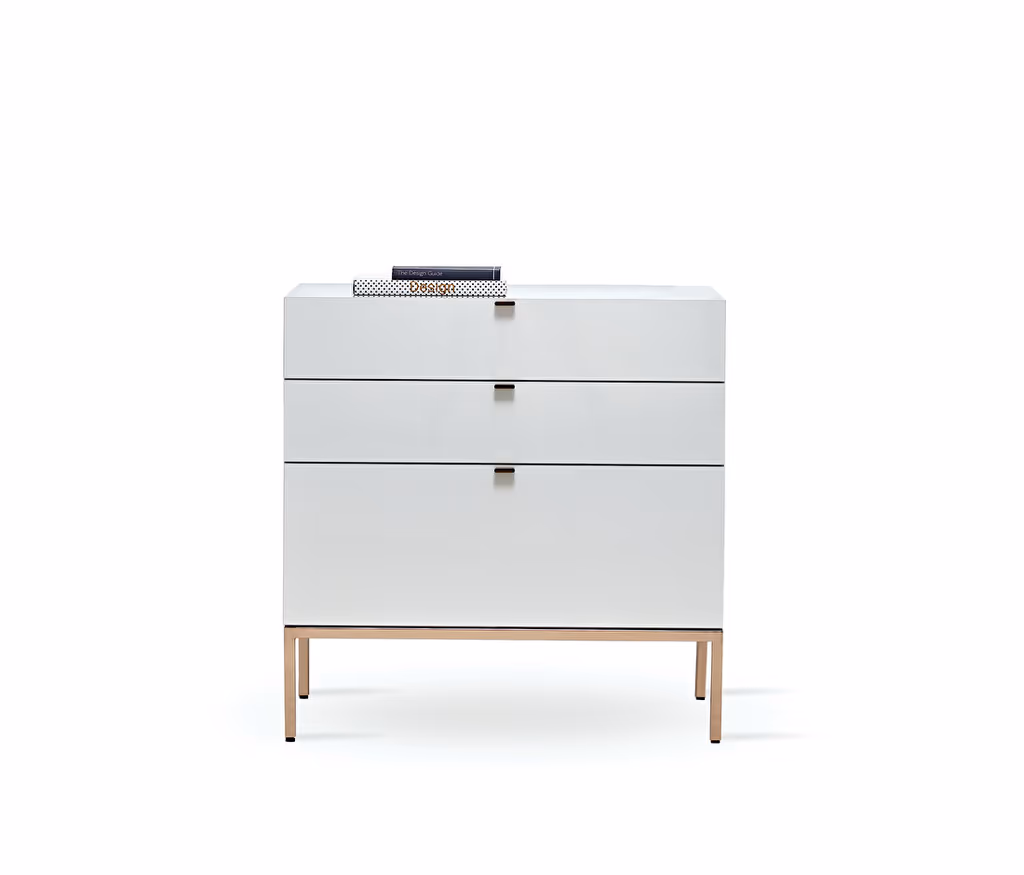 Legato White 3 Drawer Module/Chest of Drawers