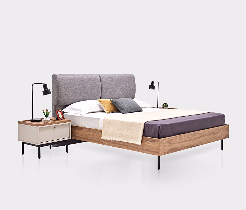 Loreto Bedframe with Headboard