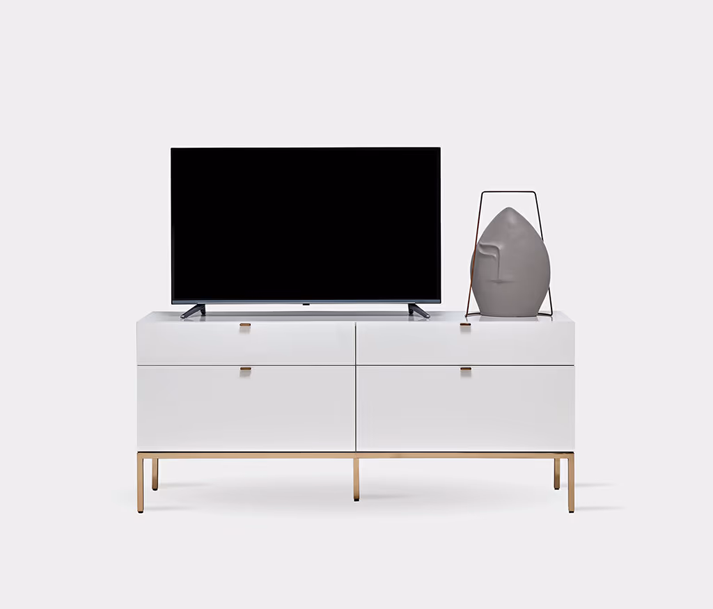 Legato White TV Stand