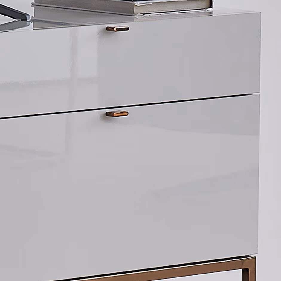 Legato White TV Stand
