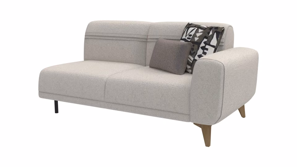 Calmera 2-seater Sofa Bed with Armrest