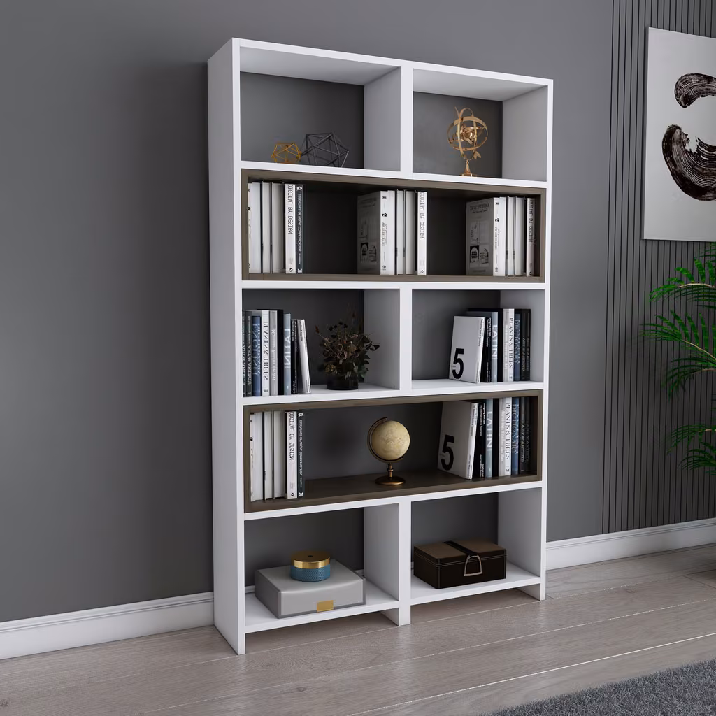 POYRAZ polica White&Walnut