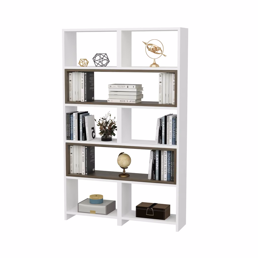 POYRAZ polica White&Walnut