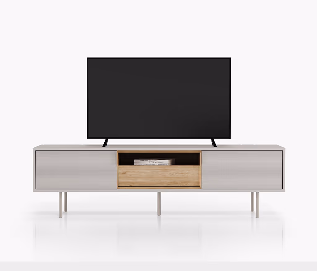 Cante Natural Oak - Beige TV Stand