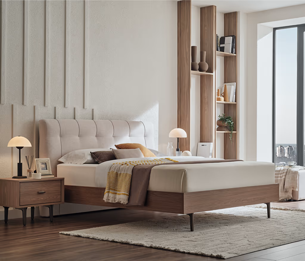 Paloma Bedframe with Headboard for Teens