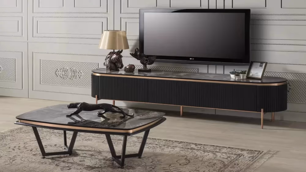 TV komoda Tesla Black