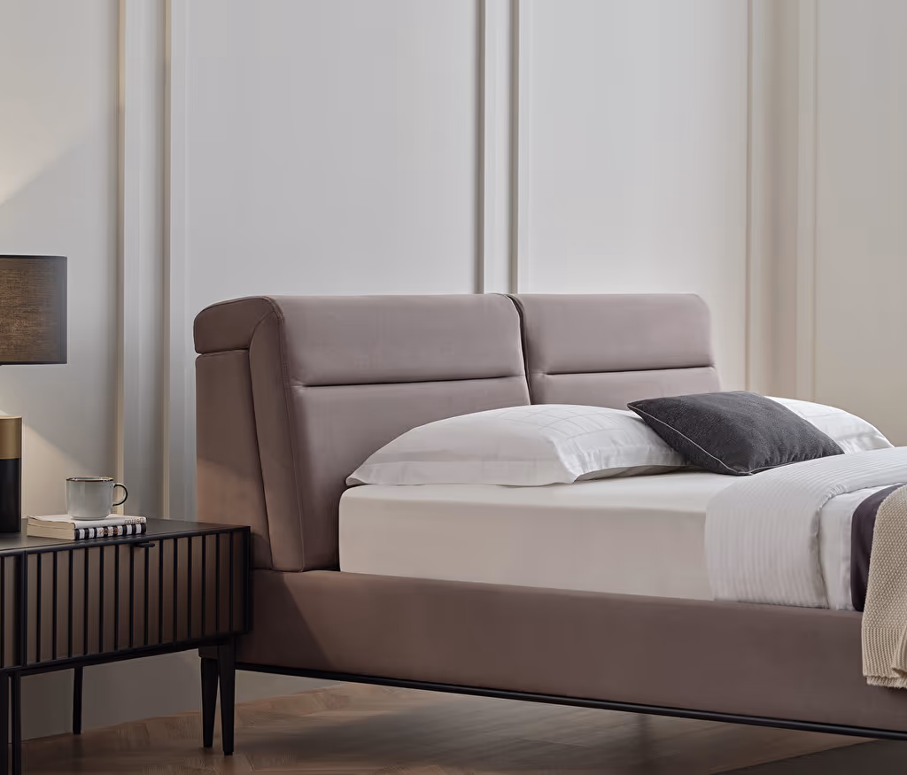 Riga Bed Base with Headboard for Teens