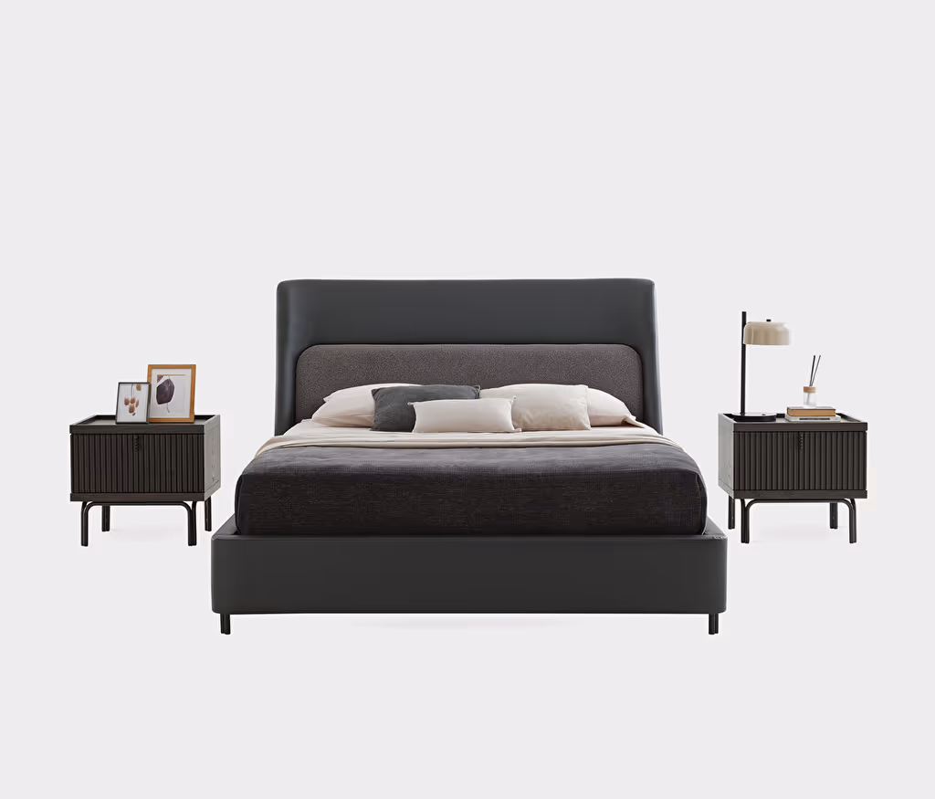 Austin Bed Base with Headboard for Teens