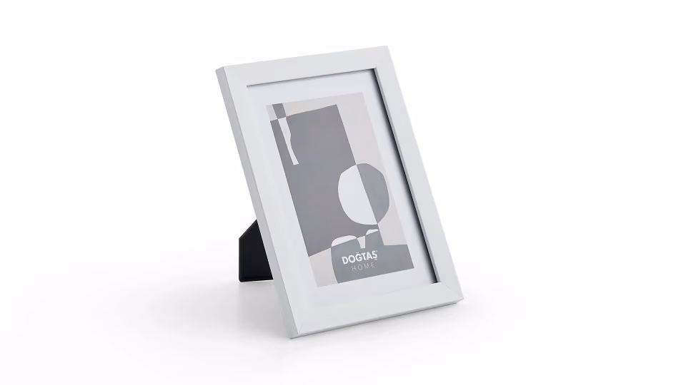 Doğtaş Home Adel White Frame - 15 x 21 cm