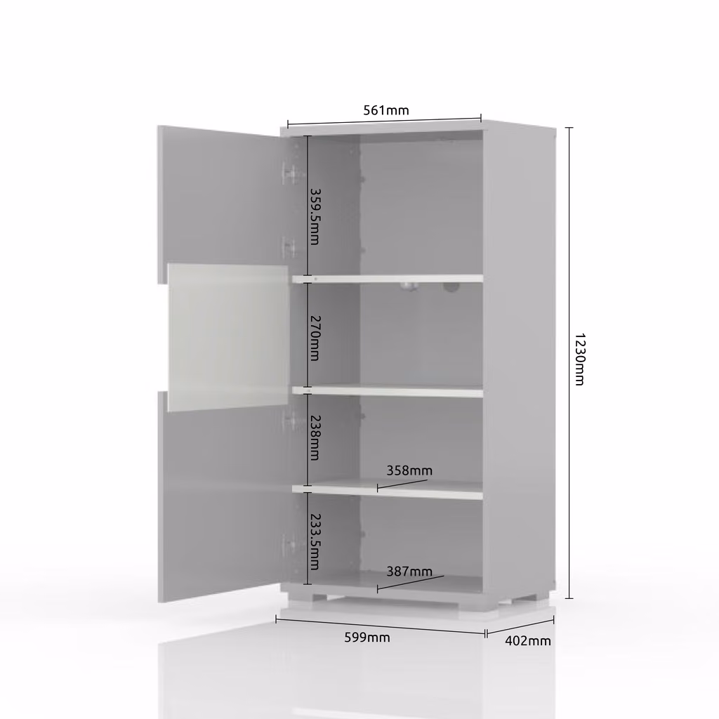 VITRINA V60-1KS/PN