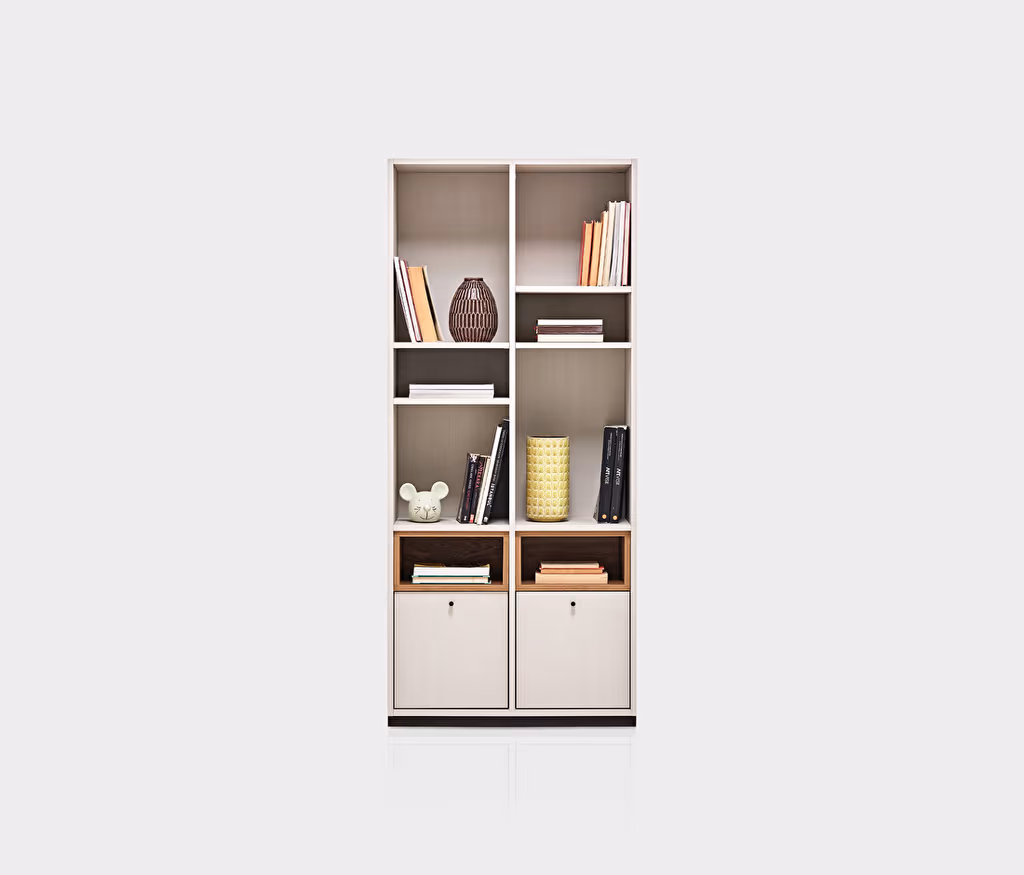 Loreto Off-White Bookcase