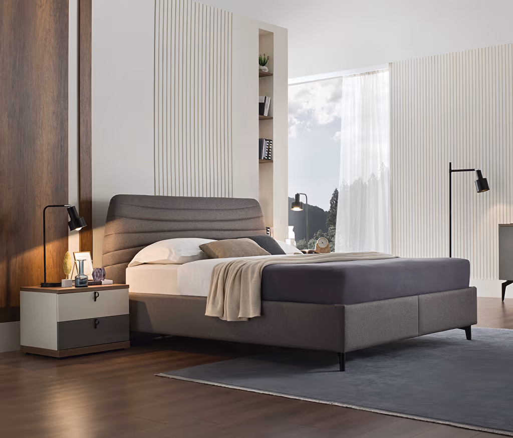 Cordell Bed Base with Headboard for Teens