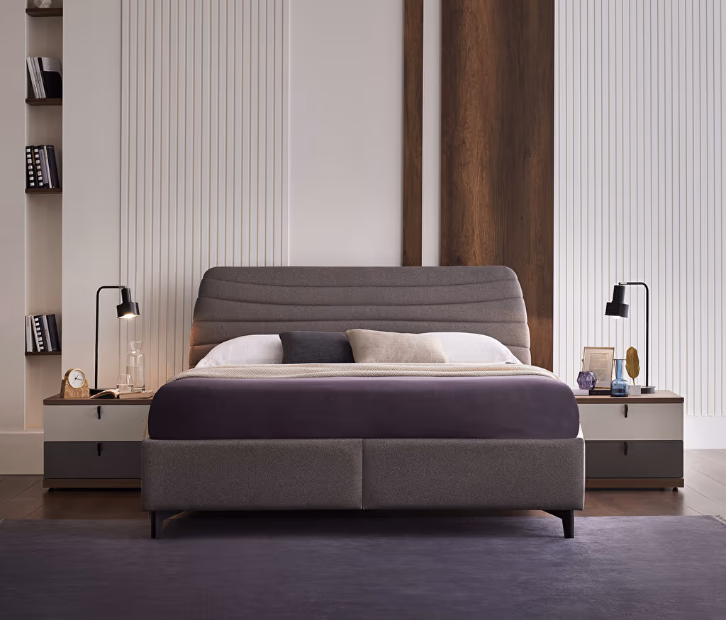 Cordell Bed Base with Headboard for Teens
