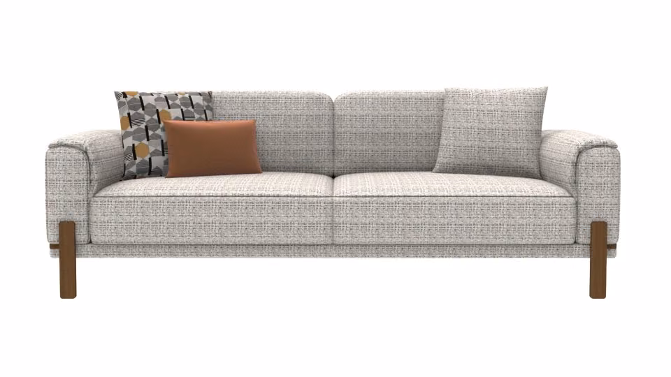Brown Melange Chenille Weave