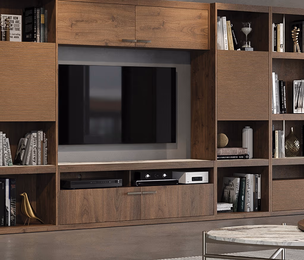 Pavia Walnut TV Stand