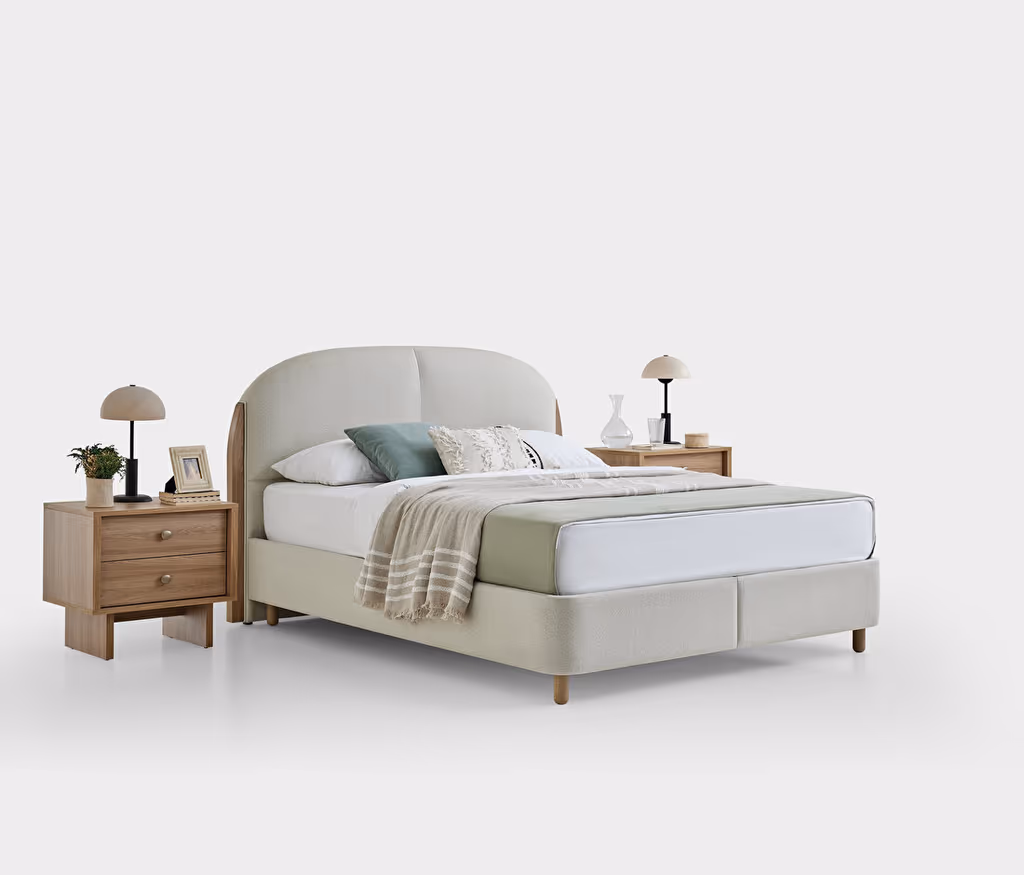Perge Base with Headboard (200x200 cm)