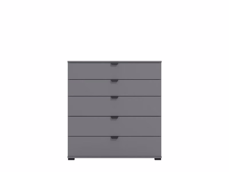 KOMODA DUERO 5F 90 grafit siva
