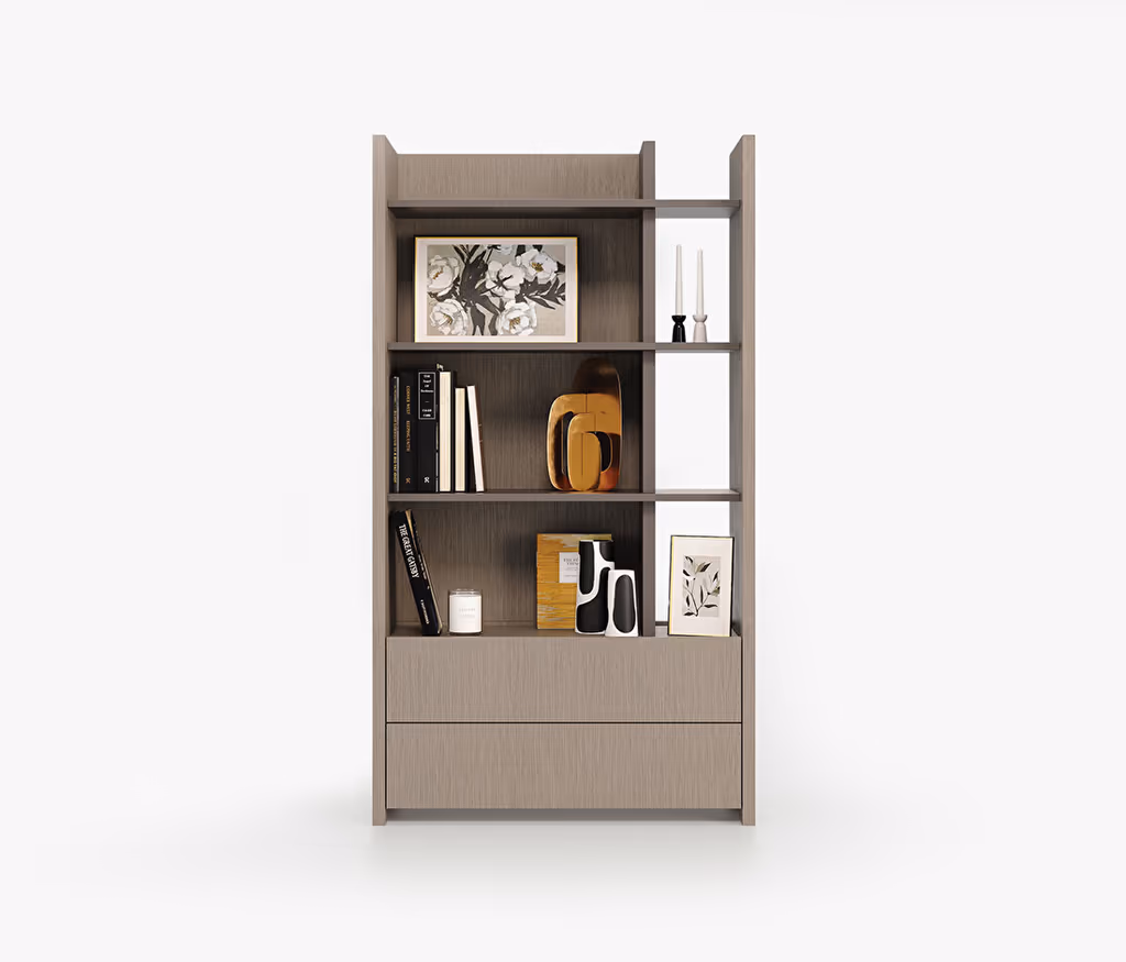 Boston Ash Oak Bookcase