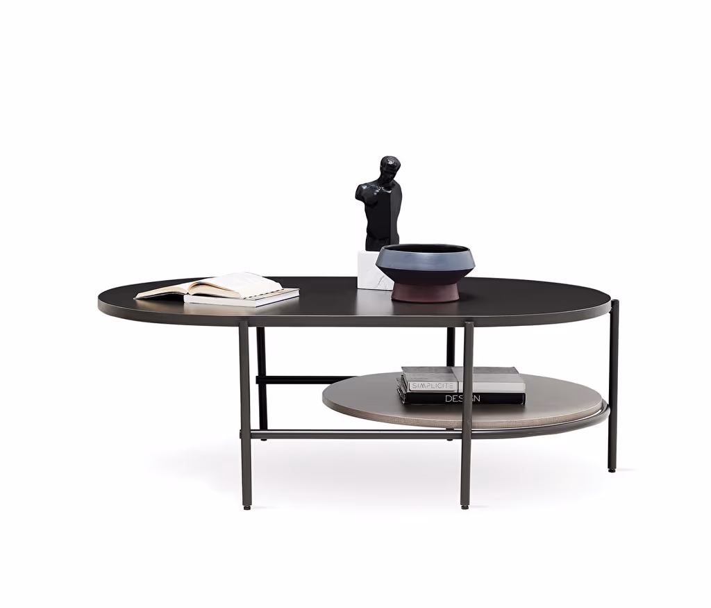 Berta Taupe Coffee Table