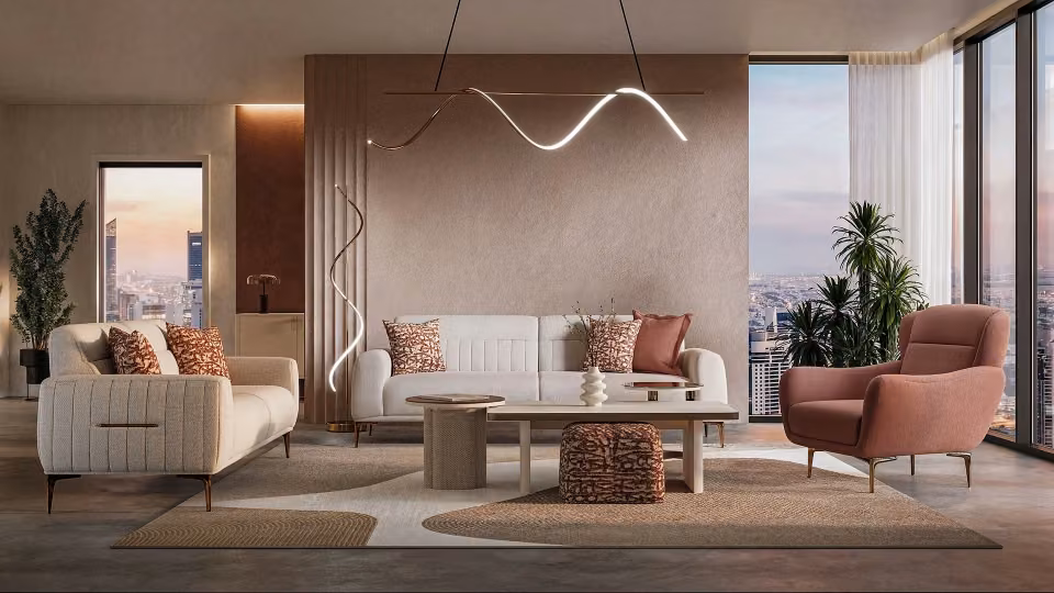 Lunessa Sofa Set