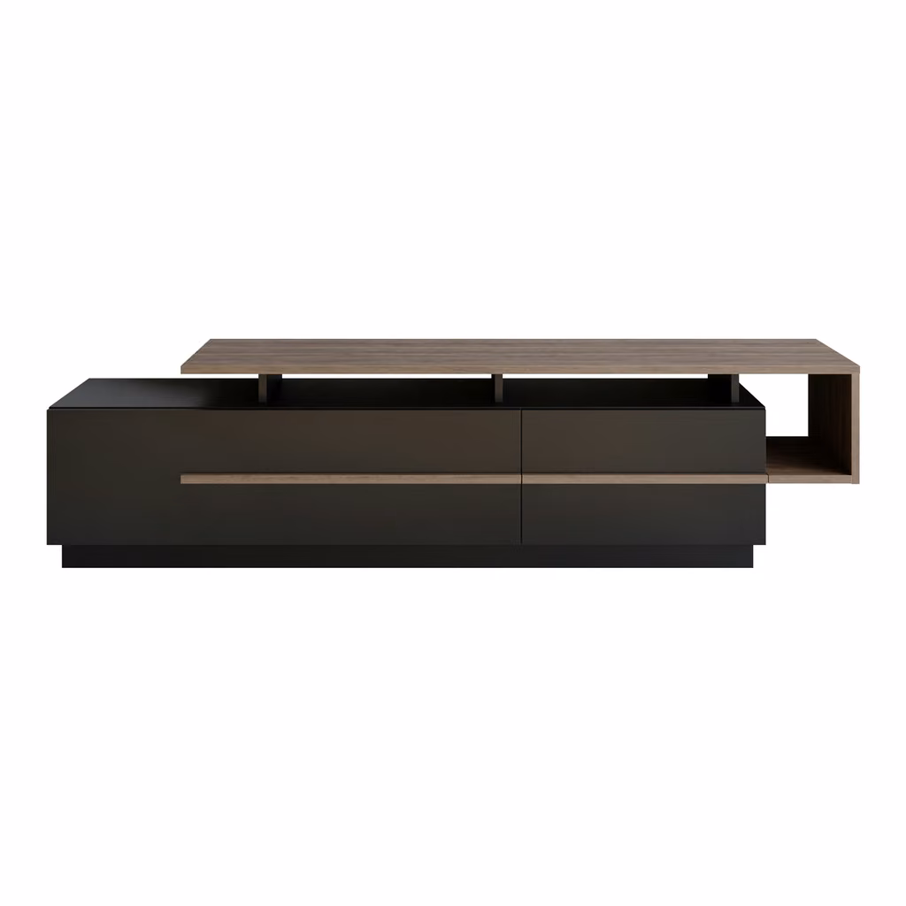 Pia Tv Black&Walnut