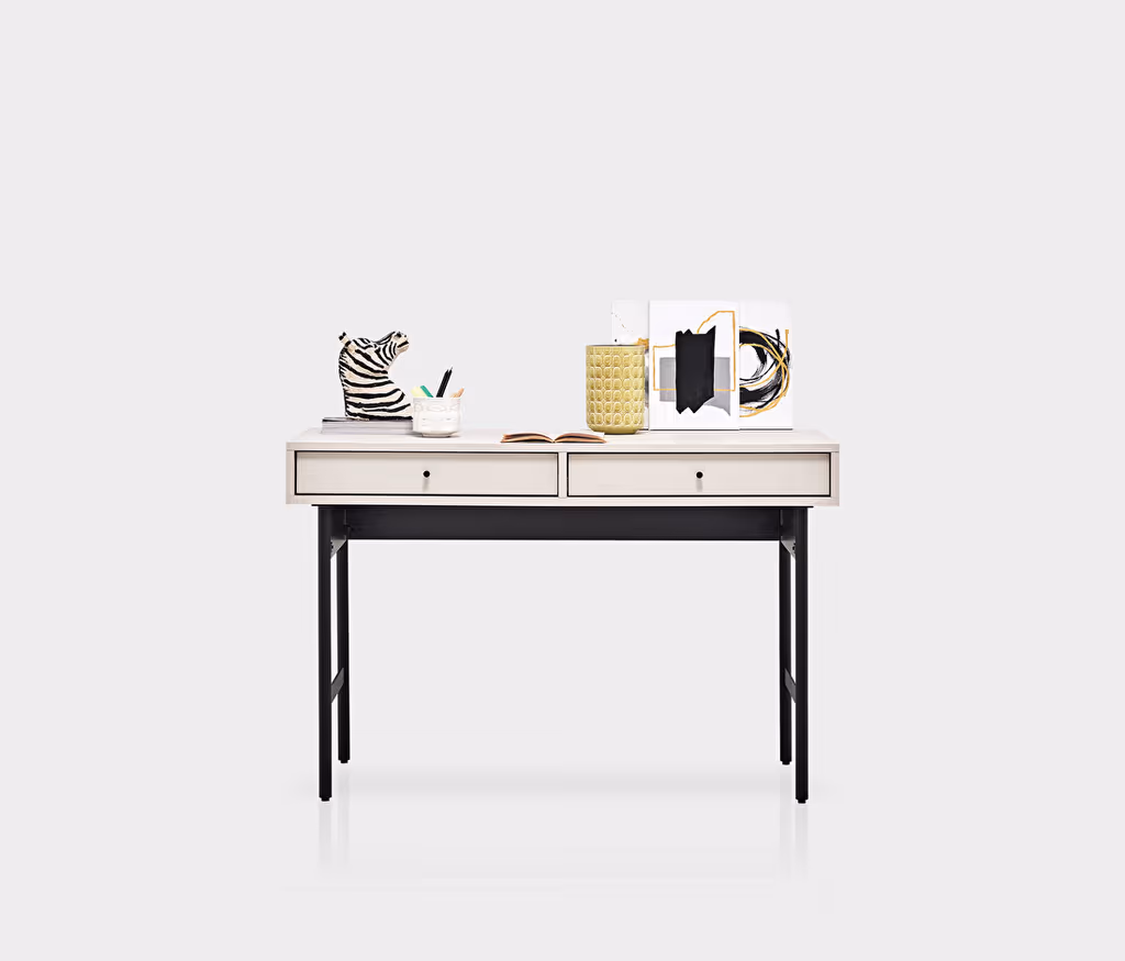 Loreto Off-White Study Desk