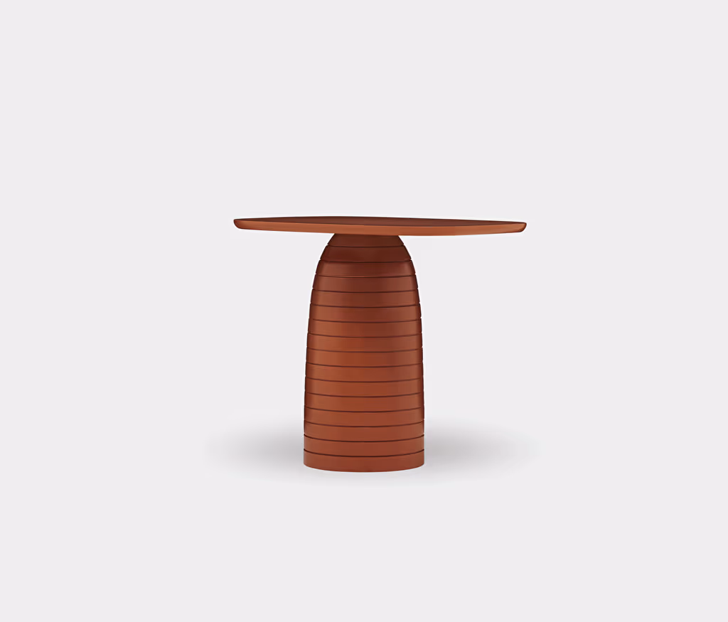 Amalfi Brick Red Side Table