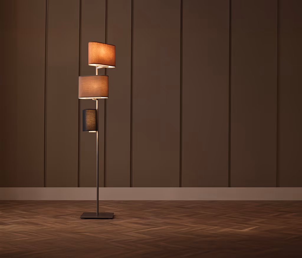 Linen Floor Lamp