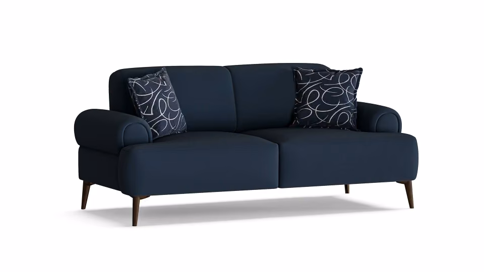 Navy Blue Knitted Fabric