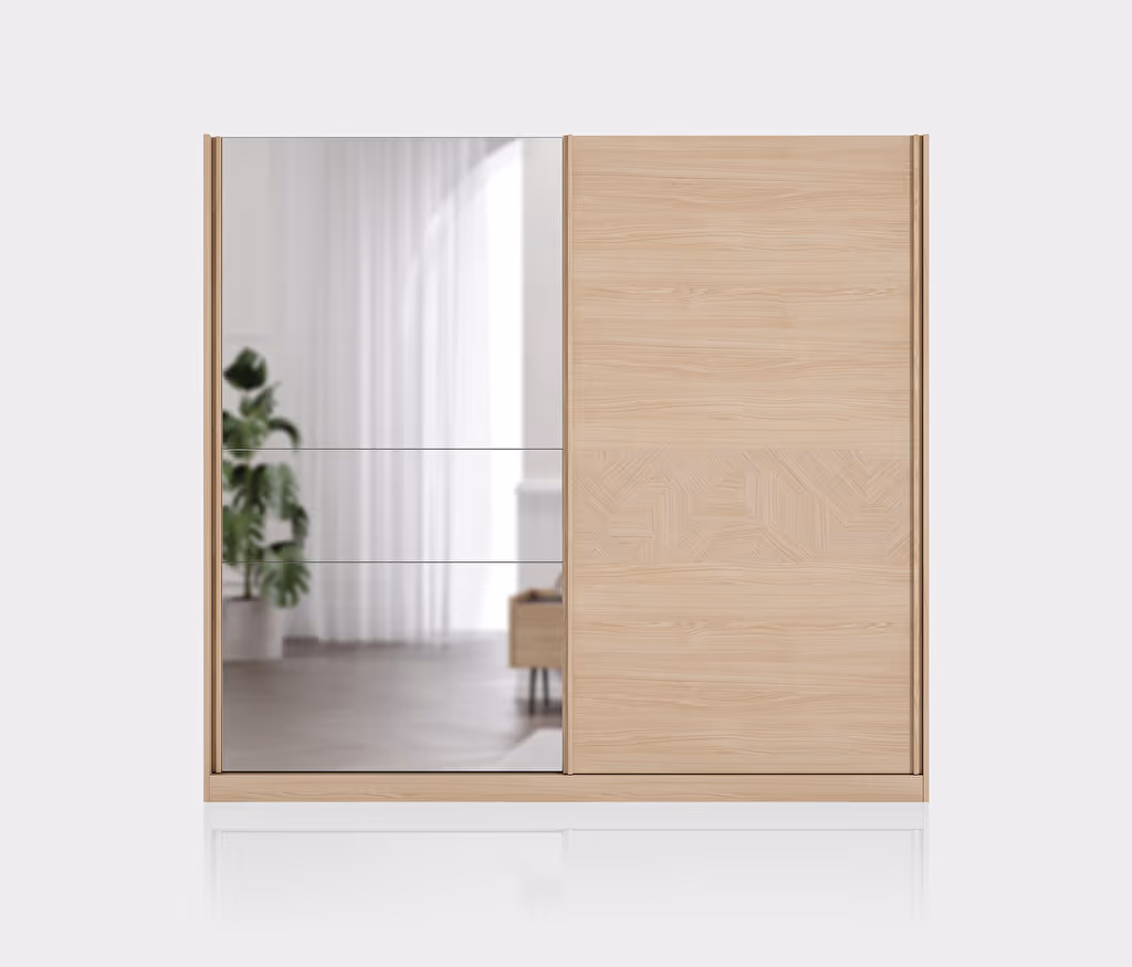 Terra Light Oak Wardrobe